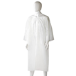Disposable Polyethylene Splash Jacket White, 800mm x 1300mm x 30mu, 100 Pieces Box